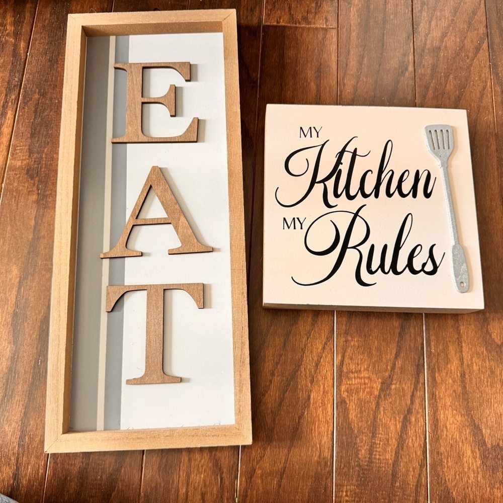 Kitchen Signs Decor Farmhouse Style